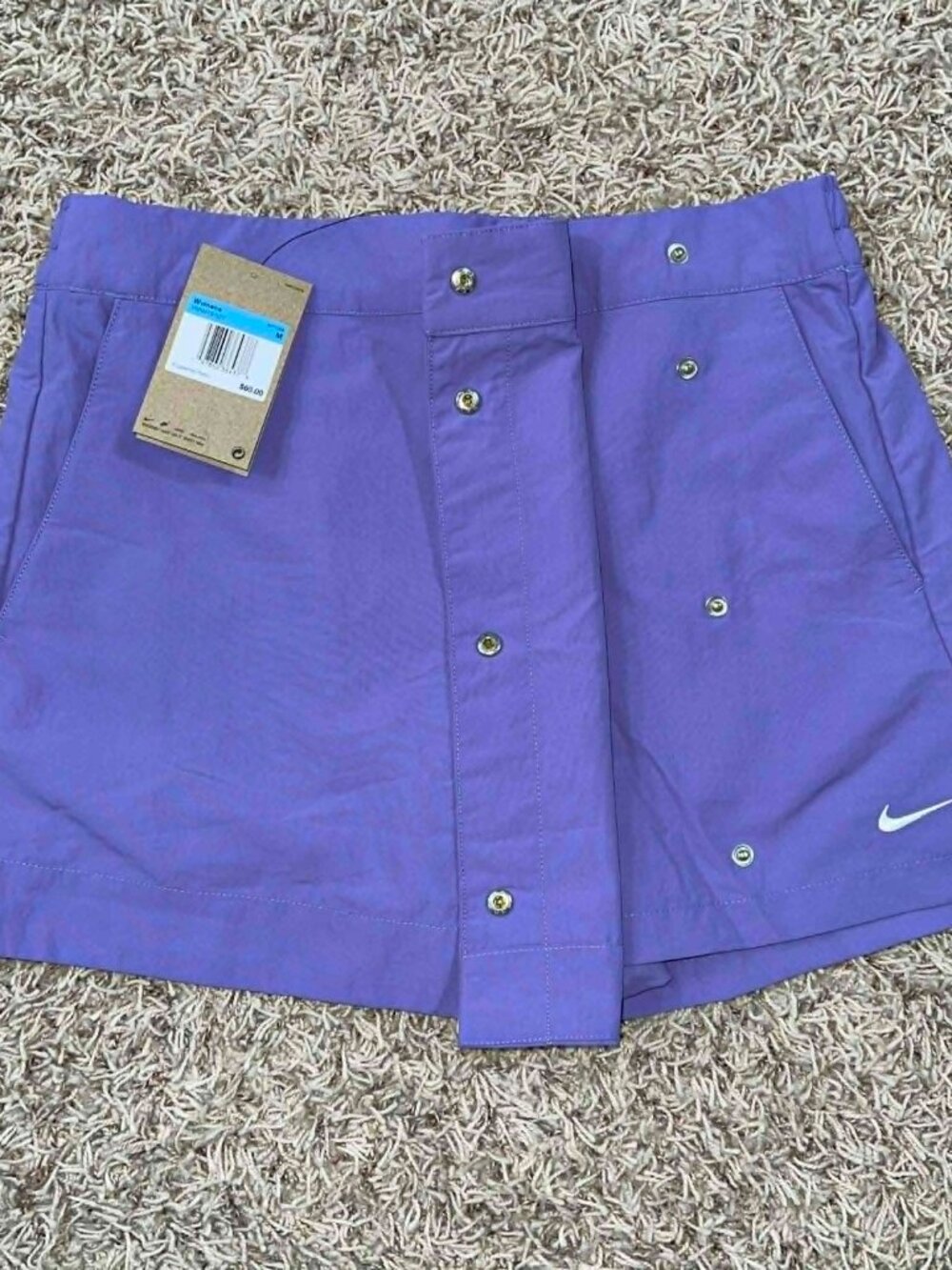 Nike Sportswear Essential Women's Woven Skort Purple HM6979-527, Size M (New) - Picture 10 of 16